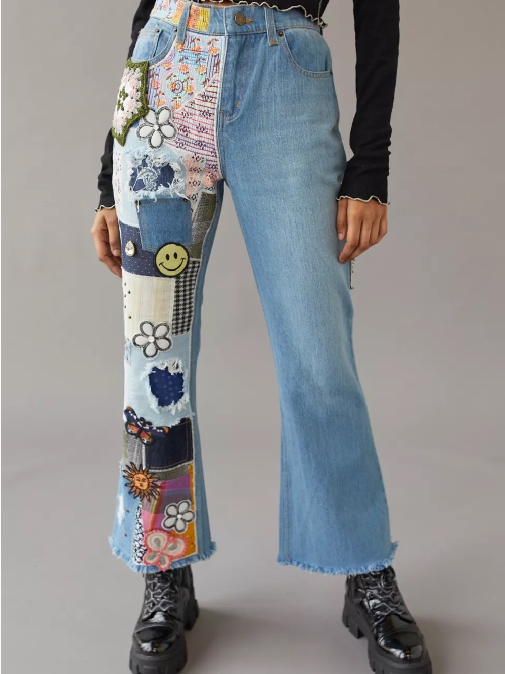 NWT Urban Outfitters BDG High-Waisted Flare Jean - Indigo Craft Sz 28 Z494 - Picture 5 of 9